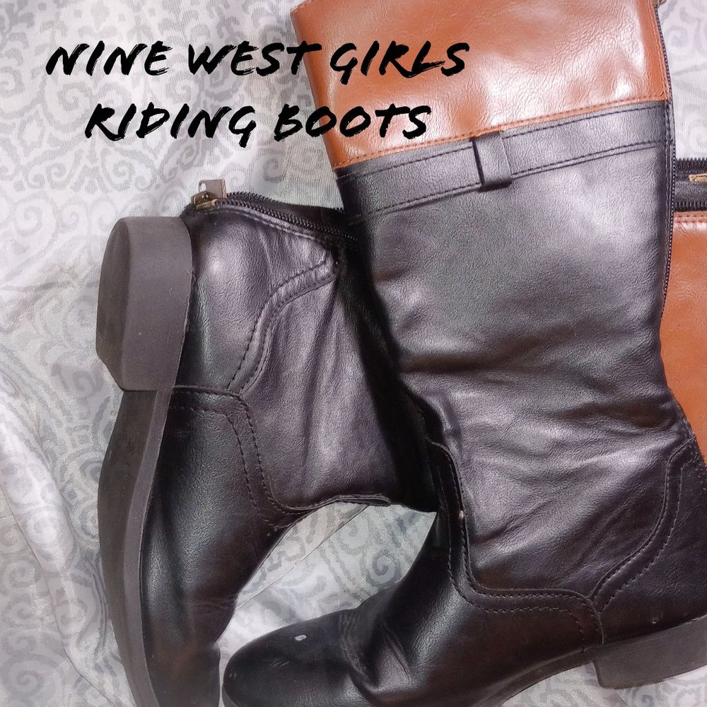 Nine West Girls Riding Boots size 3y